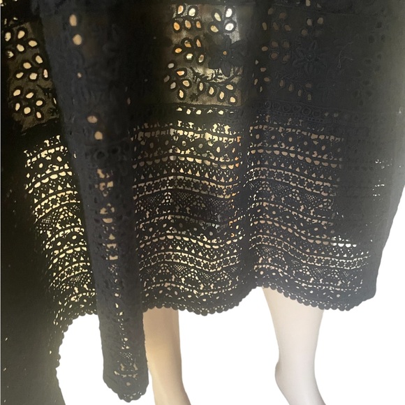 Johnny Was black boho lace cardigan jacket size large - Picture 5 of 12